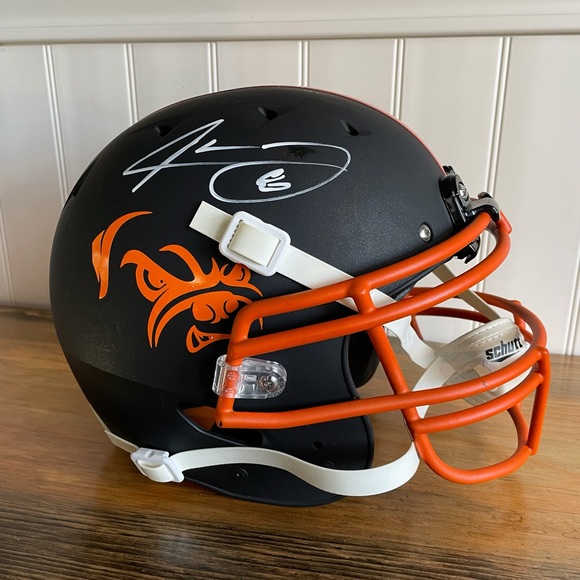 Signed Authentic Full Size Jarvis Landry Browns Helmet - Picture 1 of 6